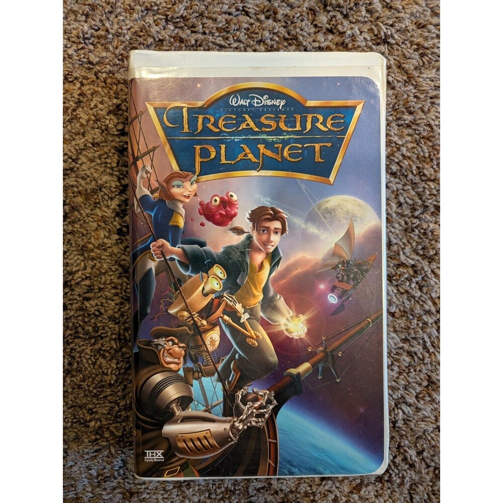 Treasure Planet VHS (2003) Disney Clamshell WITH Original Insert Slip Tested